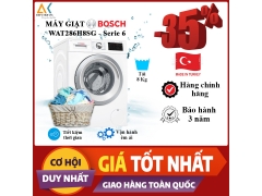 Máy giặt Bosch Home Connect 8 kg WAT286H8SG